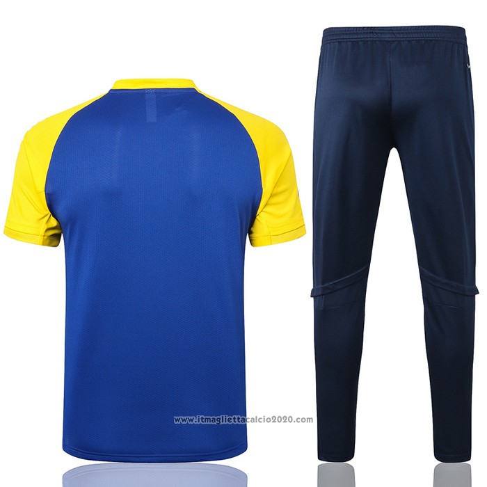 Tuta da Track Boca Juniors Manica Corta 2020 2021 Blu
